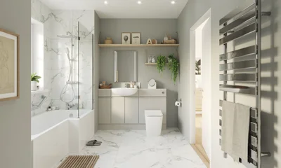 تصاميم حمامات عصرية ابتكار واناقة في المساحة الصغيرة